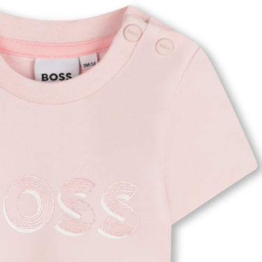 BOSS Playera para bebe niÑa rosa